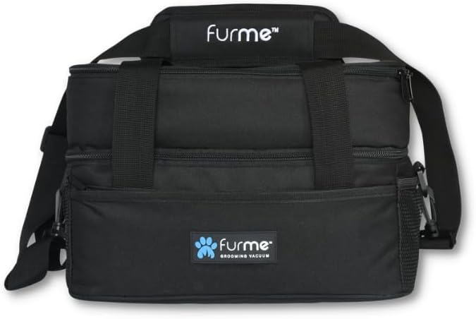 Carrying Case for FM-01 Original Grooming Vacuum Kit - Lightweight Bag with Multiple Compartmans & Pockets, Suitable for Traveling and Storage