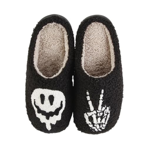 Image of Slippers for Women Men Fuzzy Memory Foam Slipper Fluffy Winter Soft Warm Slip On House Shoes