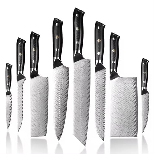 Set Cuchillos Cocina 8 Piezas Acero Aleación