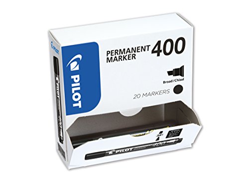 Marqueurs permanents Pilot 400 assortis boîte de 20 feutres