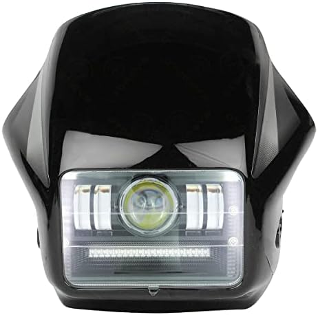 OTOROYS LED Headlight Hi/Low Beam With 3 Mode Red and Blue Flashing For Hero Splendor Plus, Splendor Pro, Splendor