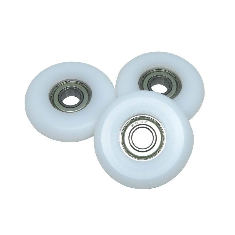 OD 38mm Rudergerät Rollen 8x38x10mm BSR69838-10 POM Ruderrad Kunststoffbeschichtete Lagerräder 8 * 38 * 10