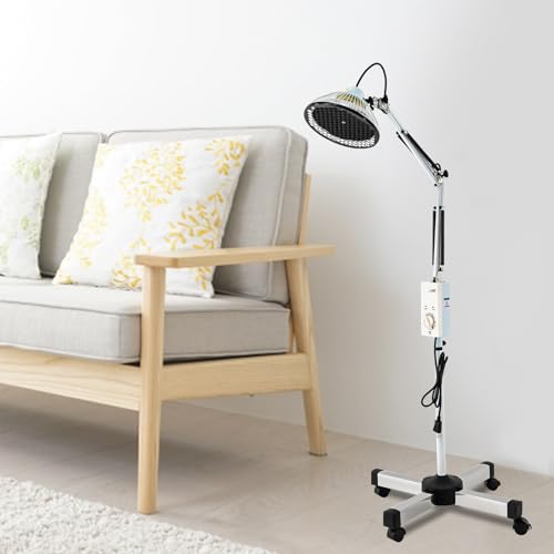 Image of JOMCYDM Heat Lamp TDP Heat Therapy Infrared Lamp 250W for Body Pain Relief Device for Body Face
