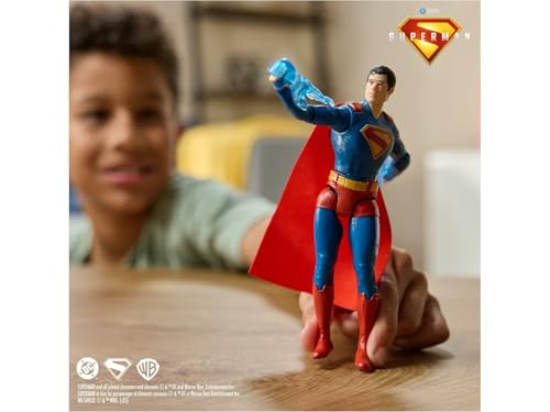 Image of DC Comics, Superman Epic Strike Action Figure, 6-Inch Tall, Authentic Movie Styling, Includes 2 Accessories, Kids Toys for Boys and Girls Ages 4 and Up