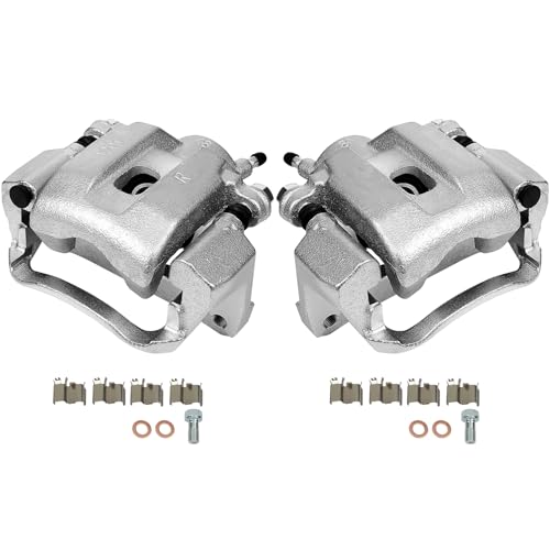 Image of SCITOO Rear Left+Right Brake Calipers With Bracket 19B3277 19B3276 Compatible For Toyota Sequoia 2008-2017 For Toyota Tundra 2007-2017