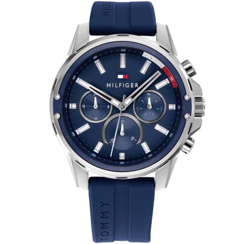 Image of Tommy Hilfiger Analogue Navy Blue Dial & Straps Men's Watch 1791791