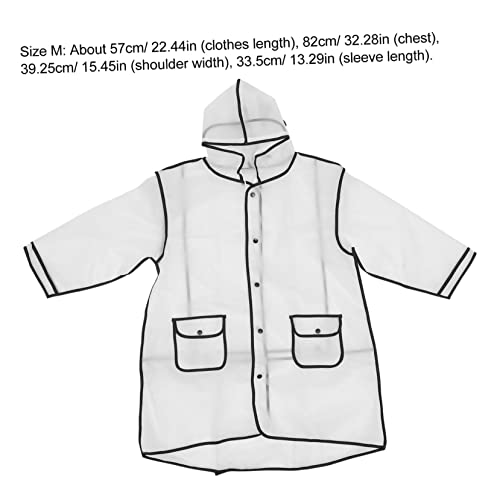 LIFKOME 1 Unidade Capa de chuva siamesa transparente Roupa de chuva para crianças capa de chuva tran