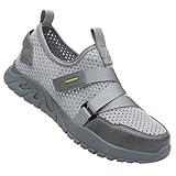 WaKsazlz Zapatos De Seguridad Hombre Zapatillas de Trabajo Mujer Ligeros Transpirables Calzado De Trabajo Comodo Calzado de Seguridad con Puntera de Acero