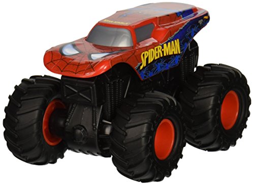Hot Wheels Monster Jam Rev Tredz Spider-Man Vehicle