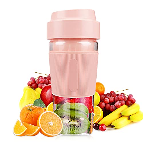 Mixer Portátil, Mini Liquidificador Portátil, Coqueteleira Elétrica Sem Fio Recarregável, Processado