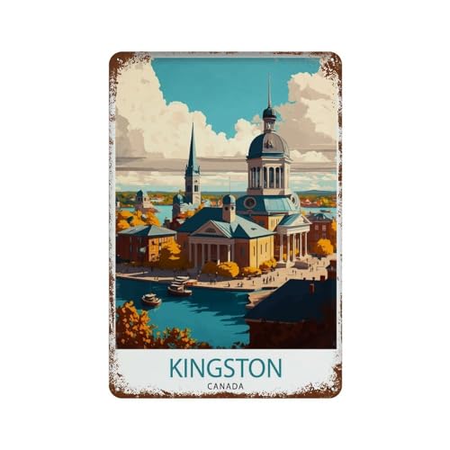Gynaver Kingston Canada Travel Home Gift for Travelers Et_4Vintage Sublime Tin Painting Wall Poster Metal Sign Wall Decor Style 30x20cm