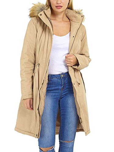 Image of SS7 Womens Parka Coat with Faux Fur Hood