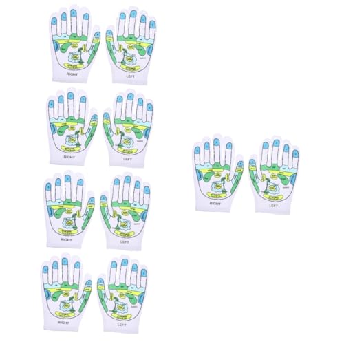 Gants d'acupression pour les mains réflexologie à utiliser à la maison après le travail