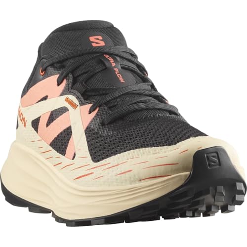 Salomon Women's Ultra Flow Hiking Shoe, Carbon, 44 EU3