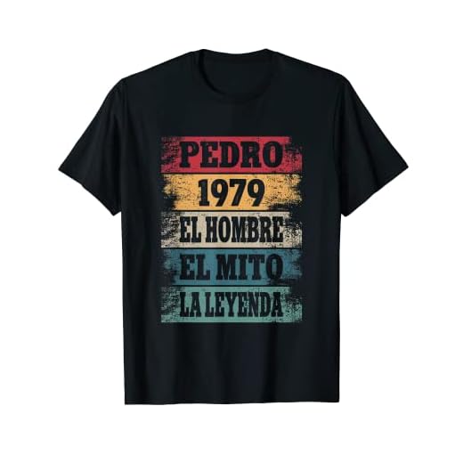 Hombre Pedro 43 Cumpleaños Regalo Años Divertido Decoración 1979 Camiseta