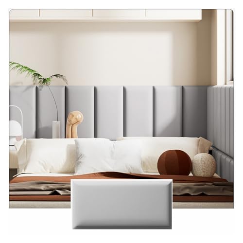 JIAYING 3D Anti-Collision Rembourrage Mural pour Enfants, Autocollants Muraux Rembourré Panneaux Muraux, Décoratif Panneau De Protection Autocollants Muraux(1pc,20cmx40cm)