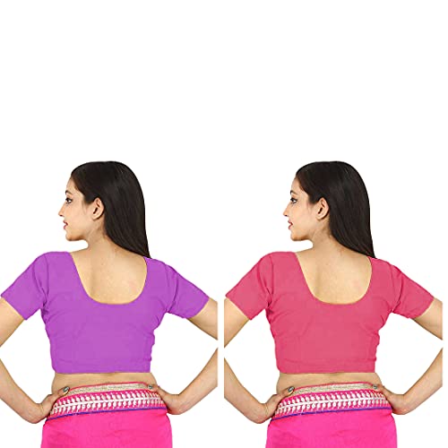Image of Namita Women's Rubia Cotton Solid Half Sleeve Blouse