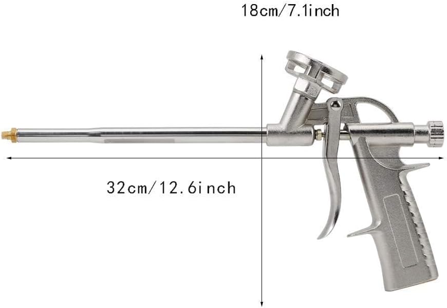 1pcs Spray Foam Gun, Foam Expanding Gun Sealant Dispensing PU Insulating Applicator Tool Ideal for Filling, Sealing and Insulating Small Gaps