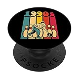 1990er Jahre Bowling Retro Vintage Back To The 90s Mottoparty PopSockets mit austauschbarem PopGrip