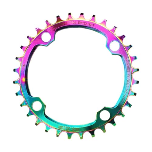 ALCXAZS ���]�� �V���O�� 104mm BCD ���E���h�X�v���P�b�g �����p�`�F�[�������O �ϋv���̂���A���~�j�E������ �v�V�I�Ȑ��\��ۏ� �V���O���`�F�[�������O, 32T