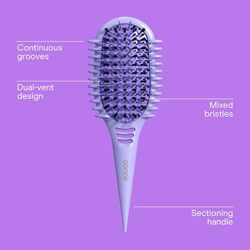 Image of Conair Curl Care Essentials Kit, Brush for Loose Curls, Mitt, & 4 Clips | Complete curly hair care kit: detangling brush, microfiber drying mitt, styling root clips, ideal for curl care beginners.