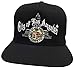 City of Los Angeles White Script Black Snapback Hat