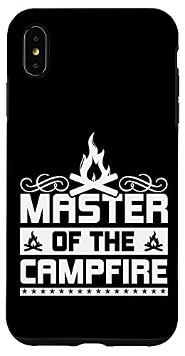 iPhone XS Max Master Of The Campfire Awesome Camping Gear Accessories Case