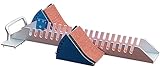 LZMZMQ Starting Blocks 6 Angle Adjustable, Athletics Sprinting Pedals Track Blocks, for Plastic Runway Cinder Track, Campus Games/Running Competition, Aluminum Alloy (Color : Style-1)