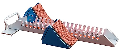 LZMZMQ Starting Blocks 6 Angle Adjustable, Athletics Sprinting Pedals Track Blocks, for Plastic Runway Cinder Track, Campus Games/Running Competition, Aluminum Alloy (Color : Style-1)