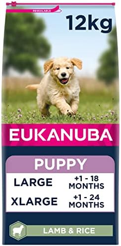 Eukanuba Complete Dry Dog Food for Puppy Large and Giant Breeds with Lamb and Rice 2.5 kg