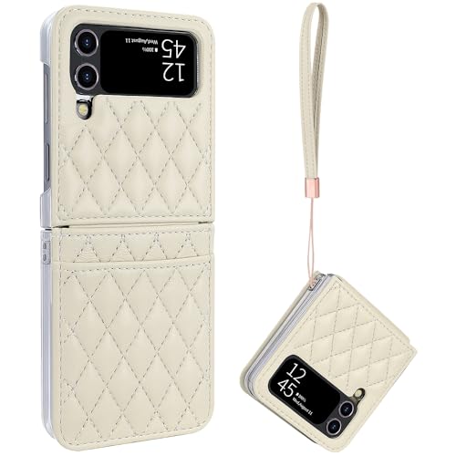 Coque Samsung Z Flip 4 avec lanière courte et charnière souple pour le quotidien