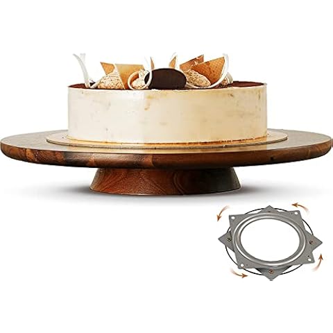Tidita 13" Acacia Cake Stand Cover