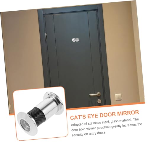 Visor de mirilla para puerta con cámara de privacidad y accesorio de puerta miniatura 7