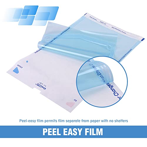 Onemed Dental Self-Sealing Sterilization Pouches 10X15 Inch 200/Box 1 Box #TOP5