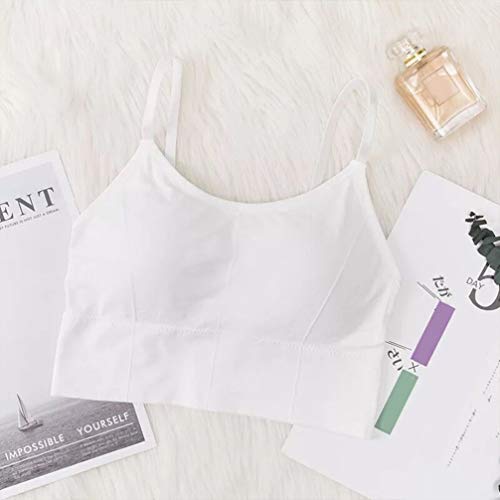 KesYOO 3 peças de sutiãs esportivos respiráveis com gola V e sutiã de fitness para mulheres e menina