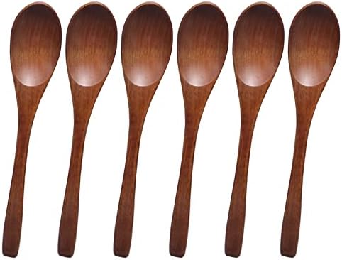 DaKuan 8-Piece Wooden Spoon And Fork Set - 9 Inch Natural Nanmu Wood, Handmade Utensils For Non-Stick Cookware - View #2