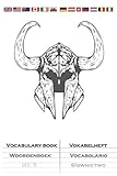  Ritter Helm mit Hörner Vokabelheft: Vokabelbuch mit 2 Spalten für Freunde des Mittelalters