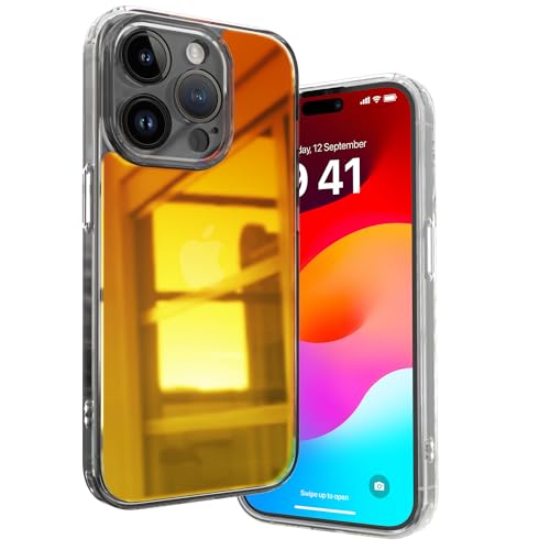 Image of Vaku Luxos Morgana Series Back Cover Case for iPhone 15 Pro Scratch Resistant Slim Fit Protective Design Military-Grade Protection Support Mag-Safe Wireless Magnetic Charging - Multicolor