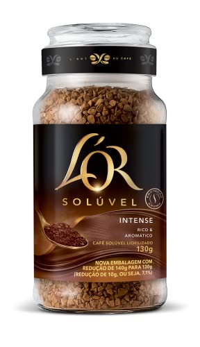 L'OR Café Solúvel Intense Pote De Vidro 130G