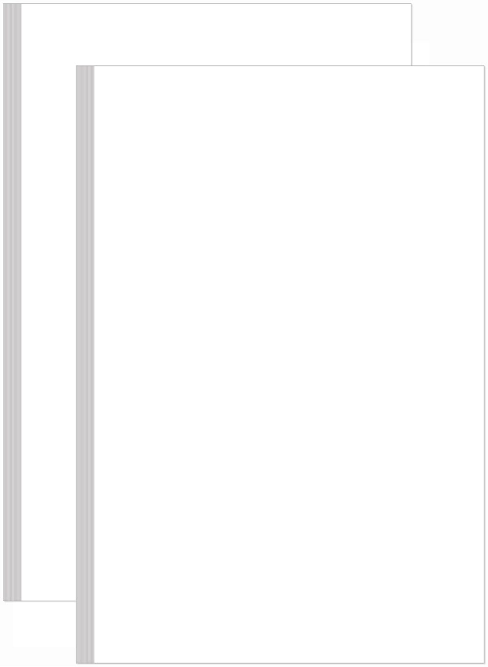 (2-Pack) 11" x 17" White Legal Size Card Stock Paper - 100 Sheets Premium Smooth 65lb Cover Cardstock, Perfect for Arts and Crafts, Documents, Programs, Menus Printing