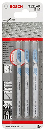 Lâmina serra tico tico Bosch T121AF Speed for metal