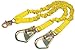 Lanyard, 2 Leg, Polyester, Yellow