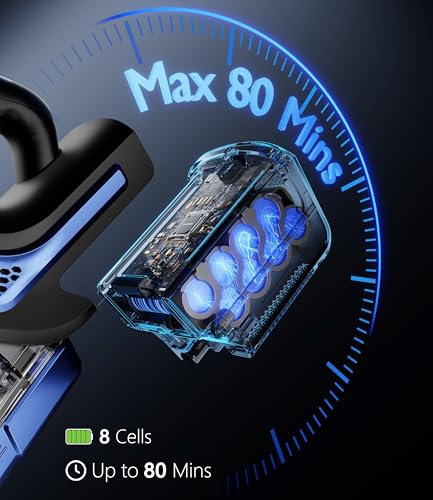 Image of Cordless Vacuum Cleaner, 55Kpa Vacuum Cleaners for Home, Max 80mins Runtime Stick Vacuum with LED Display&1.5L Dust Cup, Rechargeable Lightweight Handheld Vacuum for Carpet /Hardwood Floor /Pet Hair /Car