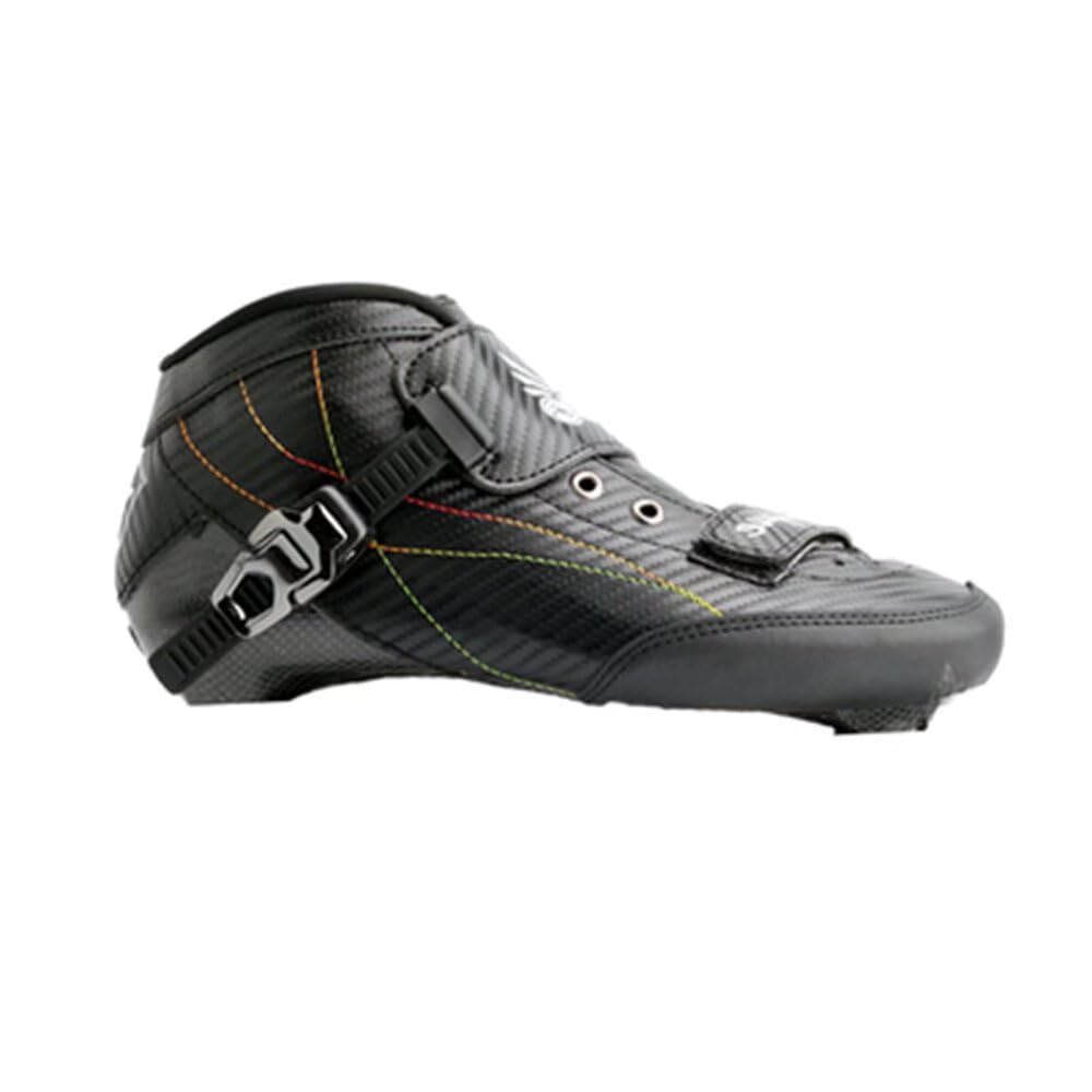 Pattini in linea da velocità professionali scocca fibra carbonio 3 ruote 110 mm telaio alluminio leggeri veloci gare lunghe distanze