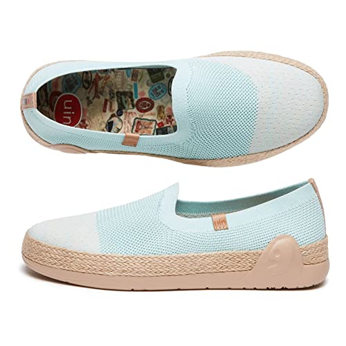 Image of UIN Shoes for Women Slip On Sneakers Comfortable Lightweight Barefoot Travel Art Painted Casual Loafers