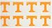 NCAA Tennessee Volunteers Face Tattoos, 8-piece Set