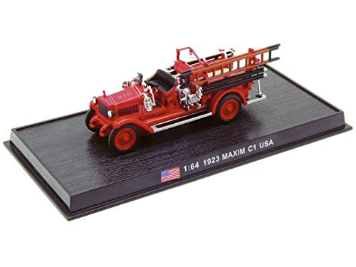 Amercom 1923 Maxim C1 Fire Engine H.F.D. 1/64 miniatura 2