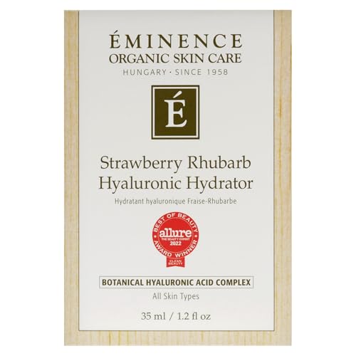 Eminence Strawberry Rhubarb Hyaluronic Hydrator for Unisex - 1.2 oz Cream