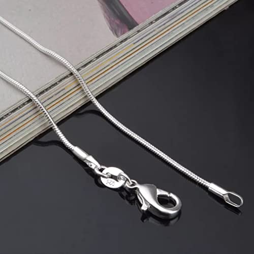 Collier pour fille cadeau d'anniversaire idéal avec maille serpent fine