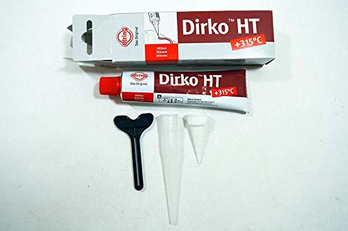705.705: Véritable Elring 70ml Silicone Étanchéité Composé - Dirko Rouge Haute Température / HT Mastic - Neuf de Lsc Cover